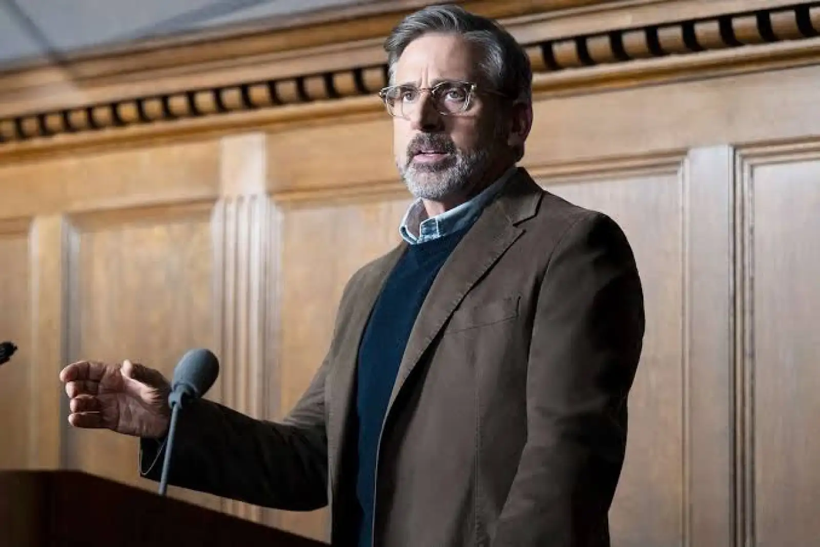 Steve Carell es el protagonista de la comedia nominada al Emmy Rooster.