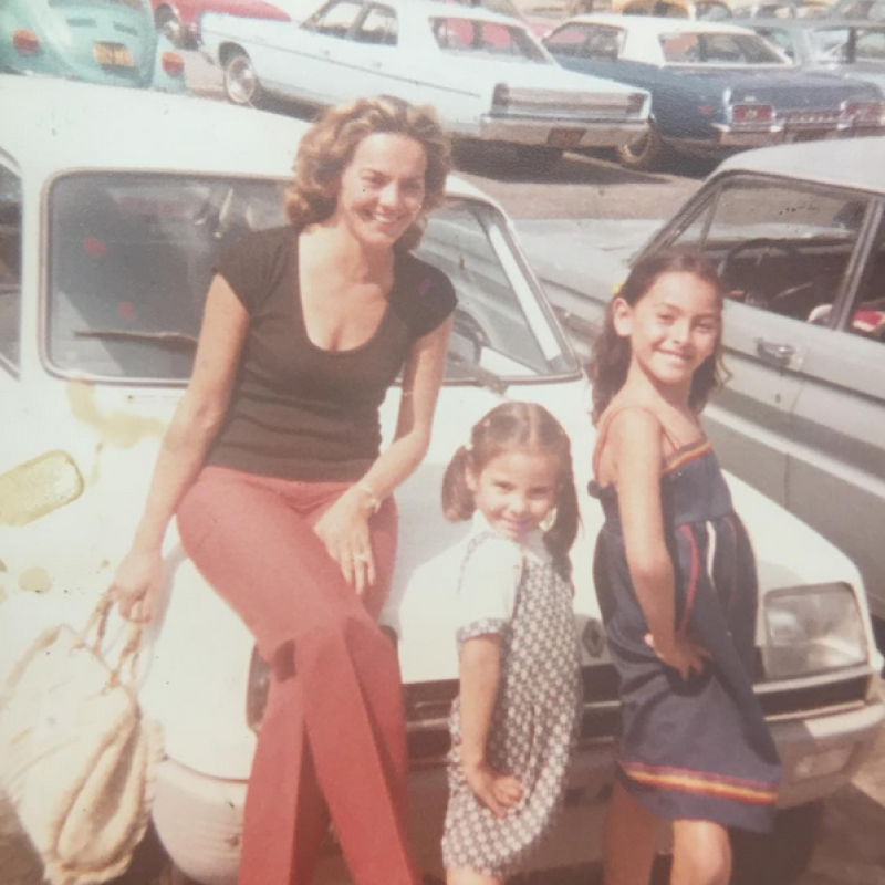 Compartió hace una semana una foto súper linda de cuando era chiquita.