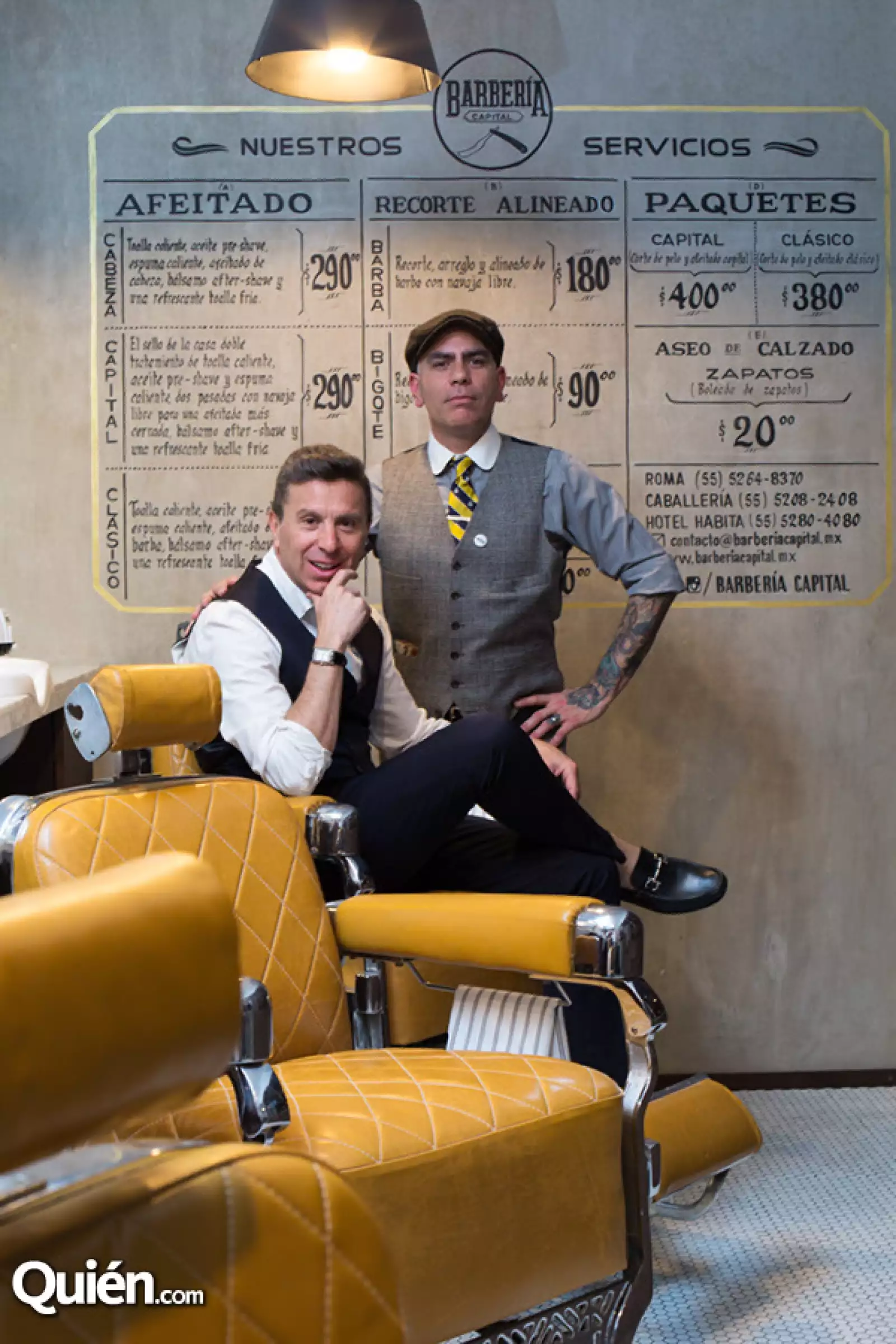 Rafae Micha y Pedro Zermeno