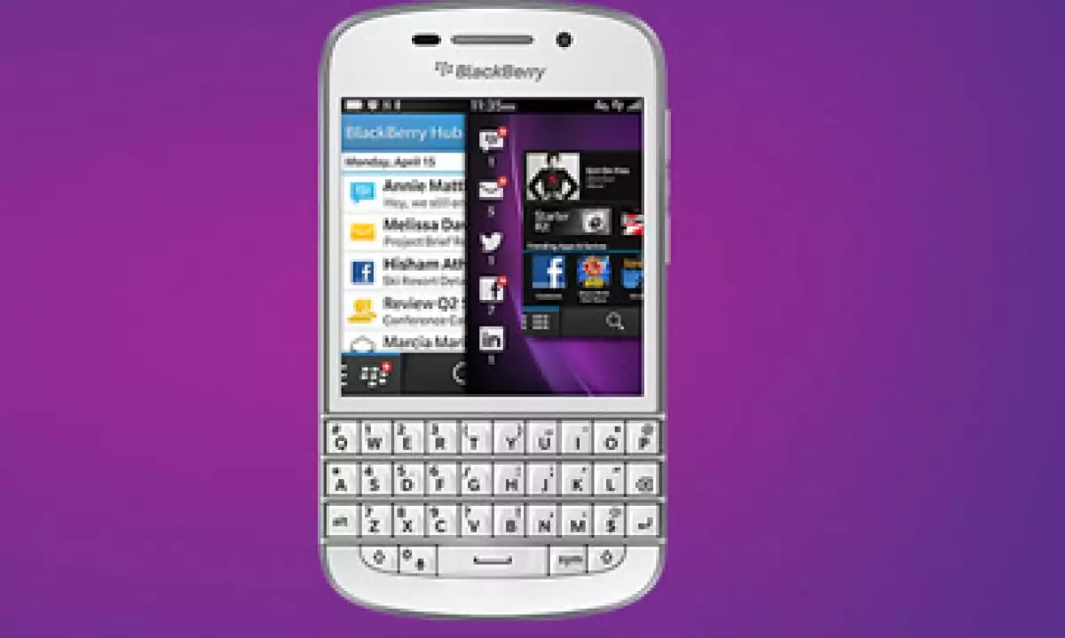 El modelo Q10 incluye el teclado físico que valoran muchos seguidores de la marca. (Foto: Tomada de global.blackberry.com)