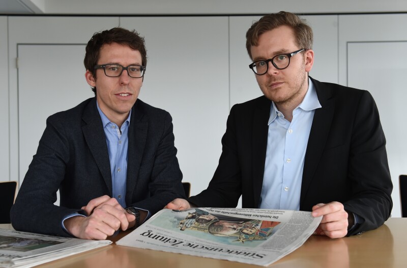 Bastian Obermayer (izquierda) y Frederik Obermaier (derecha) son los coautores y coordinadores de los #PanamaPapers.