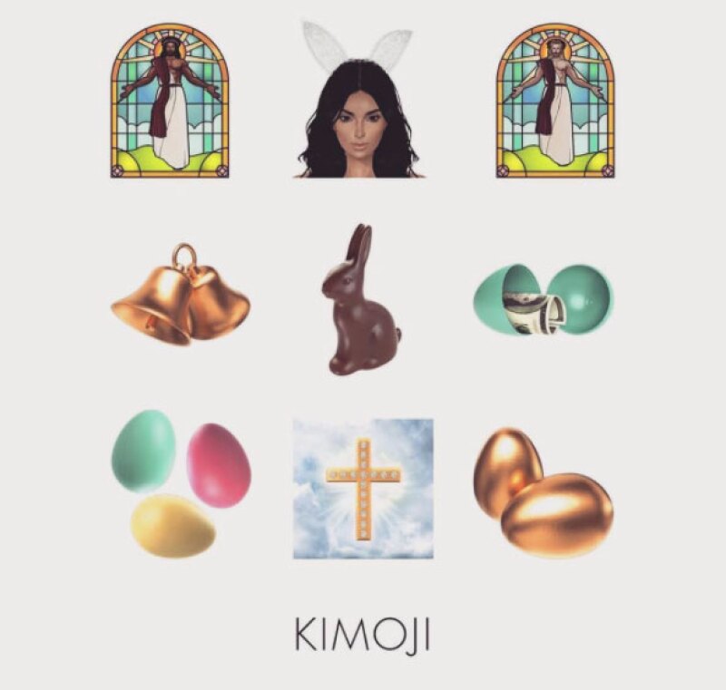 Huevos de pascua, cruces y ella como conejita son parte de la colección.