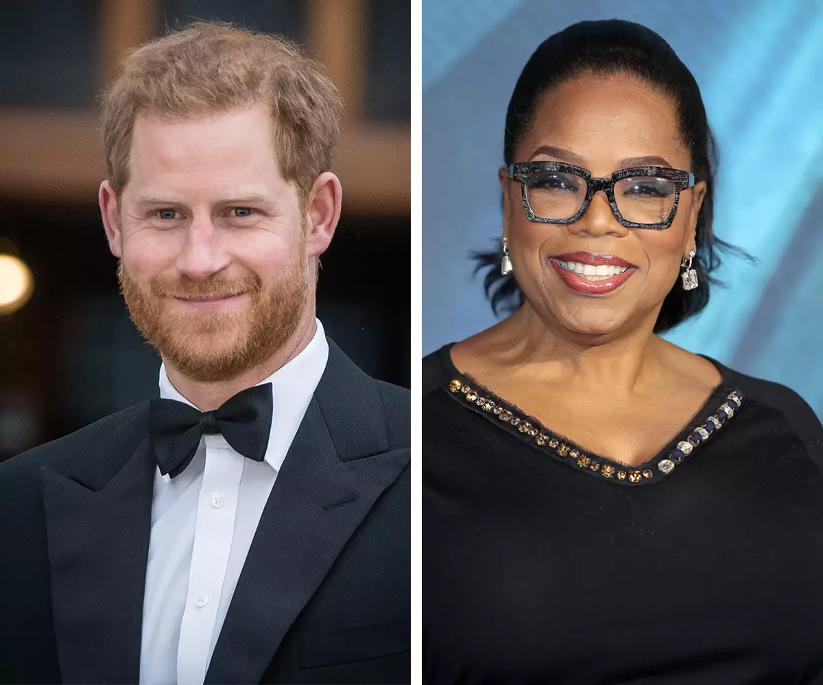 Príncipe Harry y Oprah Winfrey