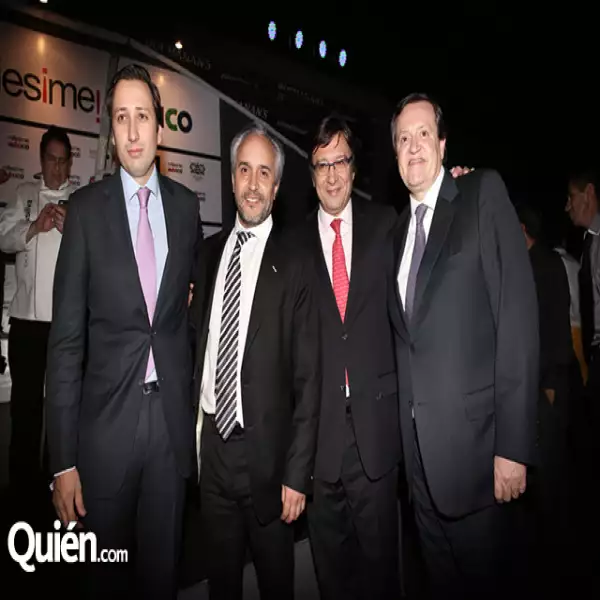Manuel Quintanero, Nicolás Vale, Manuel Quintanero y José María Zas