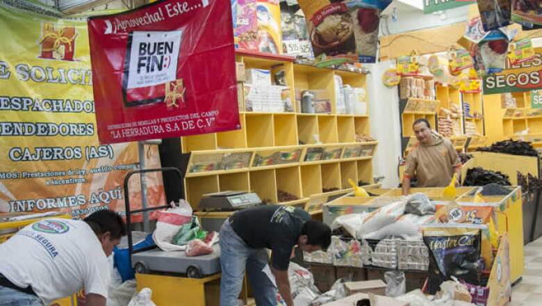 El incremento en las ventas estará vinculado a que este año participarán más negocios que en 2013. El año pasado participaron 234,000 empresas, mientras que en 2014 serán 250,000 establecimientos. En la imagen comercios de la Central de Abastos.