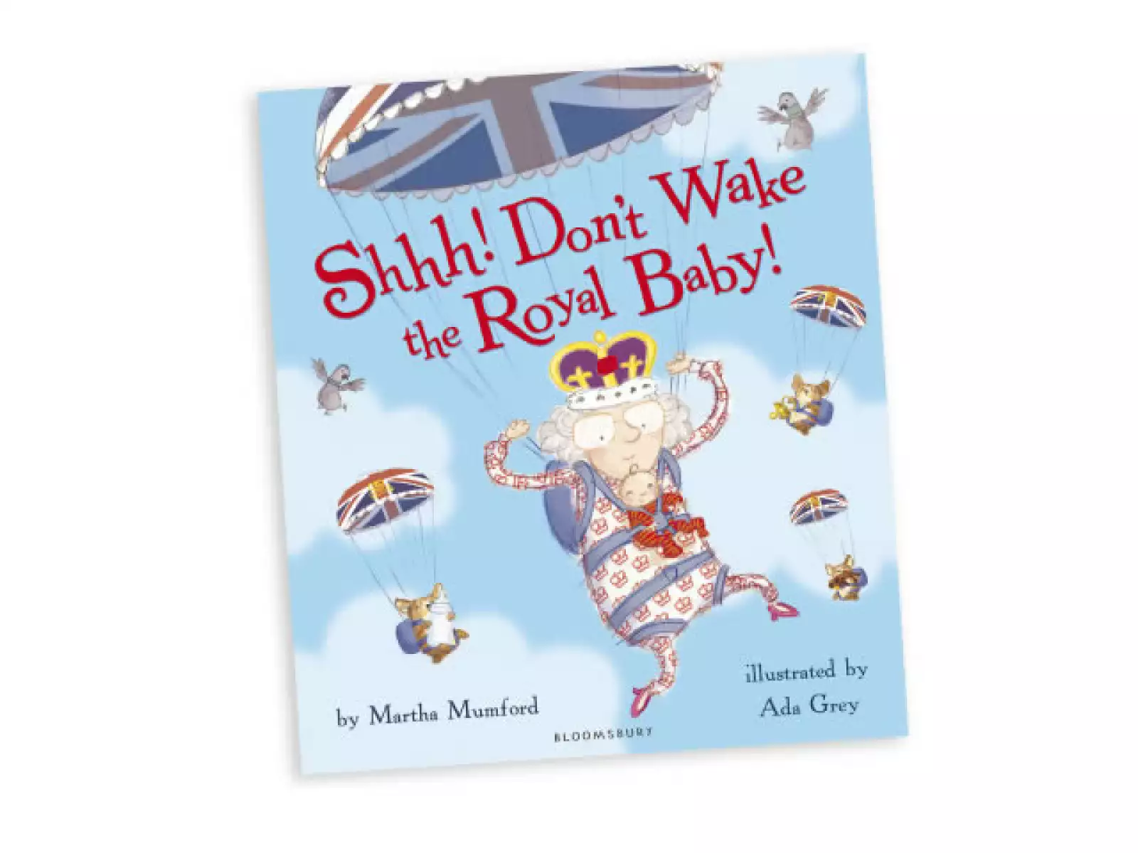 Recordando el momento en la apertura de los Juegos Olímpicos en el que la reina Isabel II `apareció´, se hizo este libro llamado: ¡Shh! No despierten al bebé real. Precio: 9 dólares en amazon.com