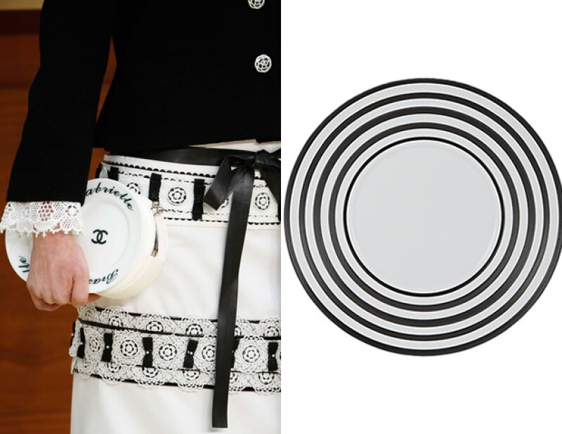 El clutch de Chanel que presentó en la pasarela "Brasserie Gabrielle".