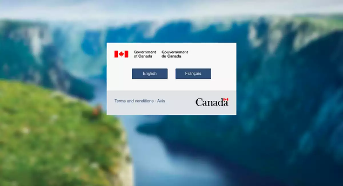 Website de inmigración canadiense