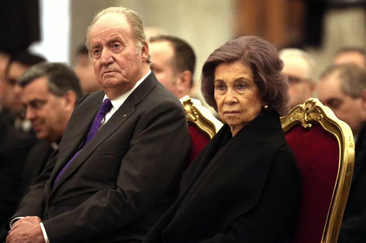 Juan Carlos de España y la reina Sofía 