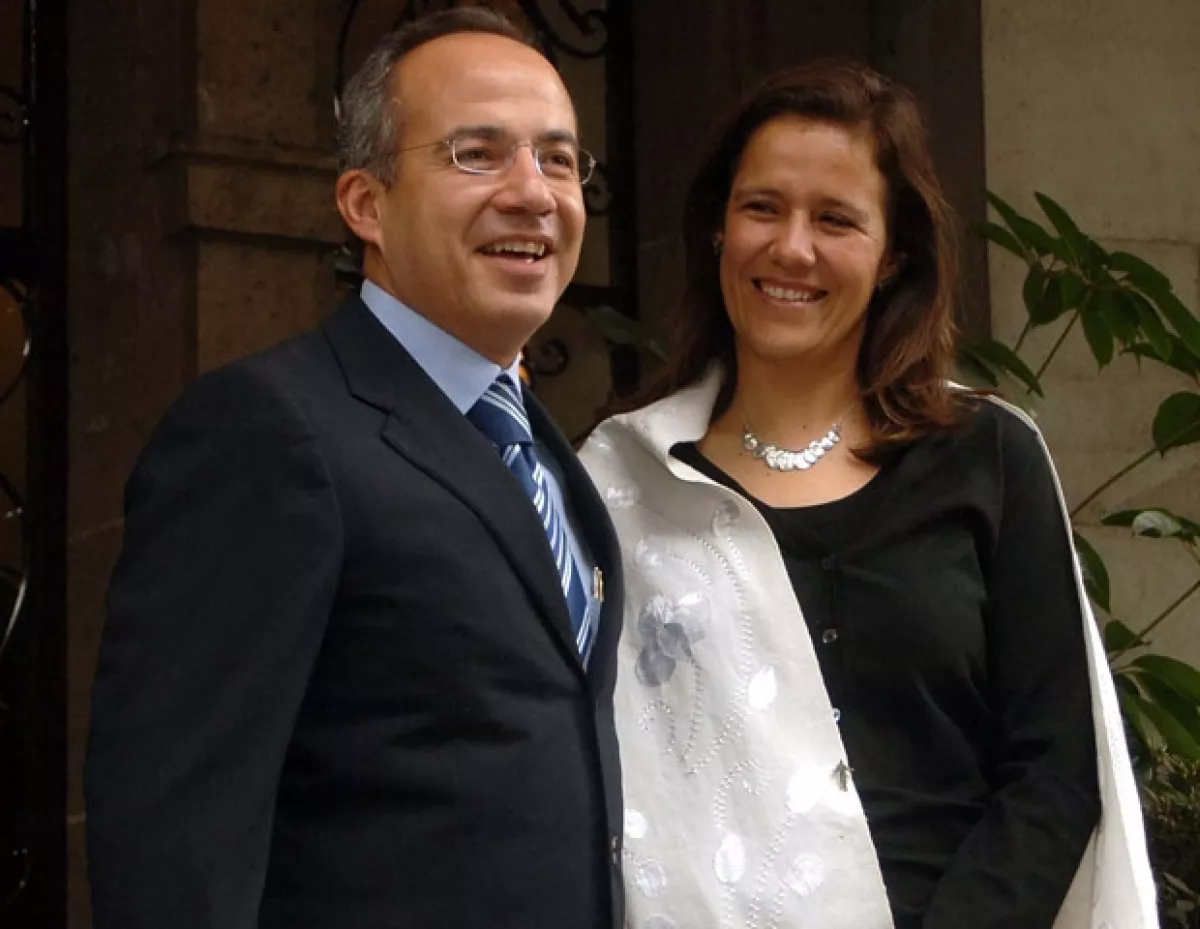 Felipe Calderón y Margarita Zavala.