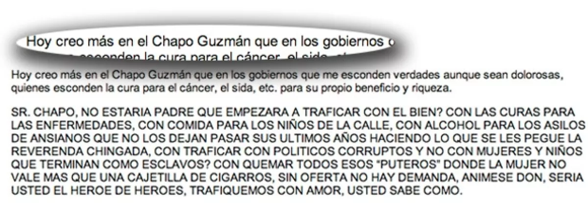 Este es un fragmento de la carta que publicó Kate en Twiter.