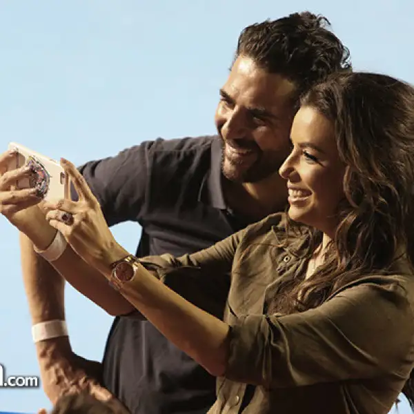 Pepe Baston y Eva Longoria