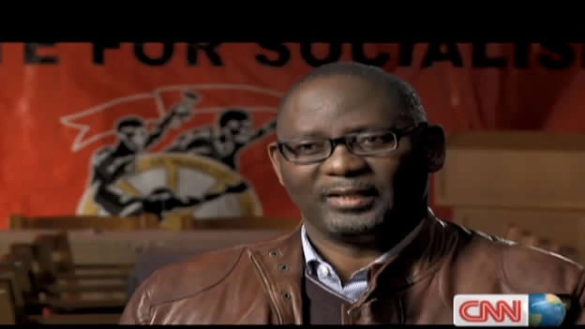 Sudáfrica - líder sindical - Zwelinzima Vavi