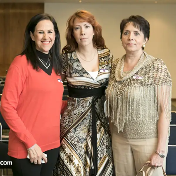 Laura Alatorre, Adriana Aguirre y Belia Rojas