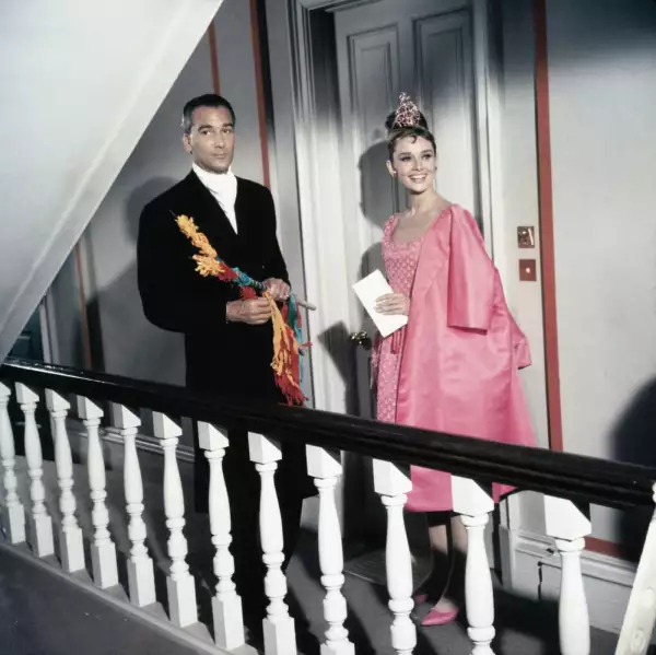 Audrey Hepburn en Breakfast at Tiffanys. 
