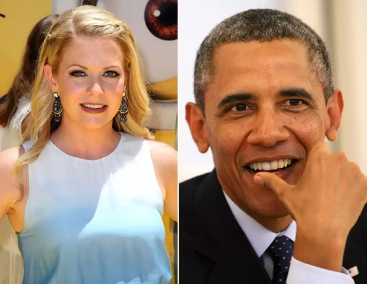 Melissa Joan Hart, Barack Obama.