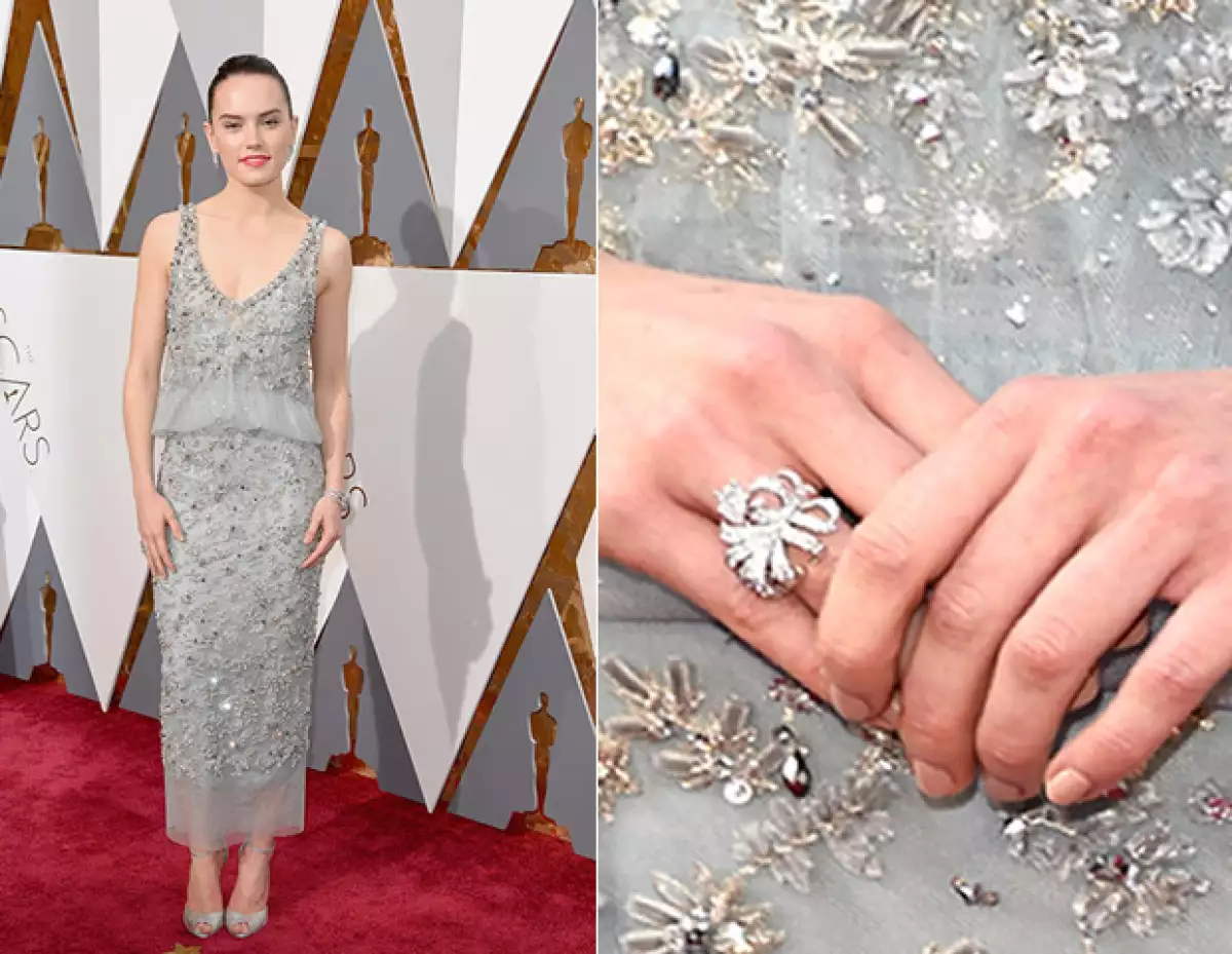 El vestido fue confeccionado en tul pintado a mano,así como bordado por más de 25 costureras.