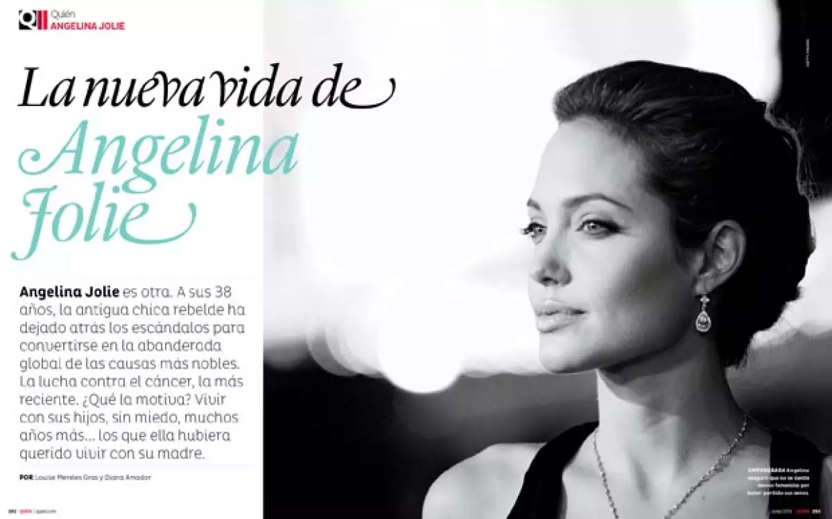 Angelina Jolie atravieza una nueva historia.