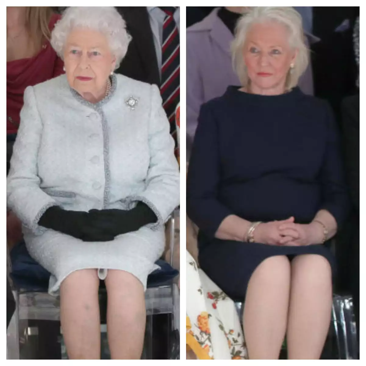 Reina Isabel II y Angela Kelly