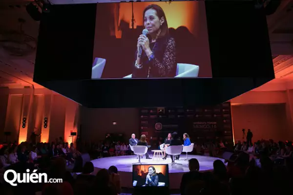 Alberto Bello, Samantha Riccardi, Estelle Metayer, Mayra Gonzalez y Josefina Vazquez Mota