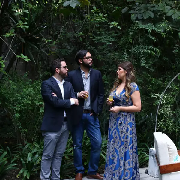 Mario Ballesteros, Carlos Moreno y Susana Hernández