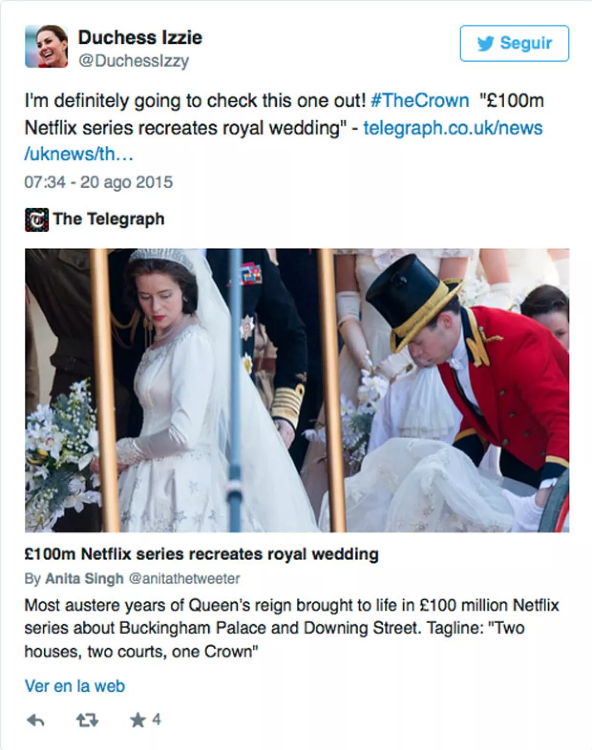 Un fanático se encargó de publicar y dar retweet a algunos comentarios en donde ya aparecen imágenes del filme desarrollado en Londres.