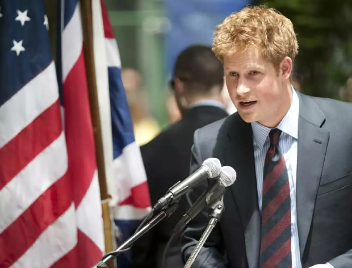 El príncipe Enrique durante su visita a Estados Unidos en 2009.