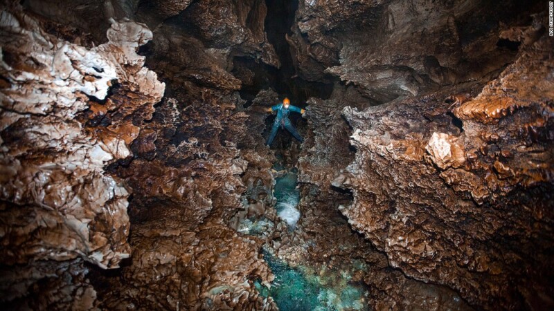 Una de las cuevas más profundas
