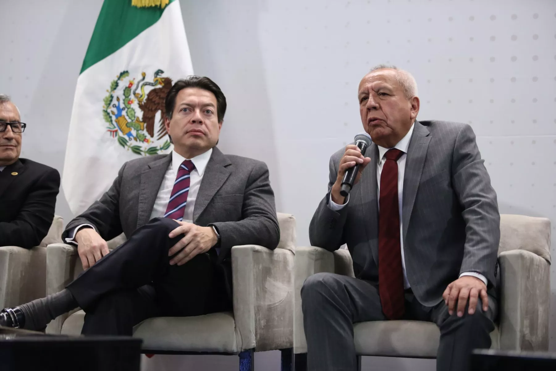 Mario Delgado y Francisco Garduño