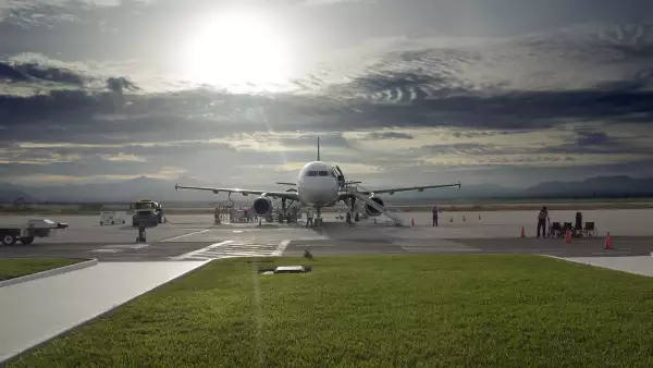 Volaris Airplane, La Paz, Mexico,