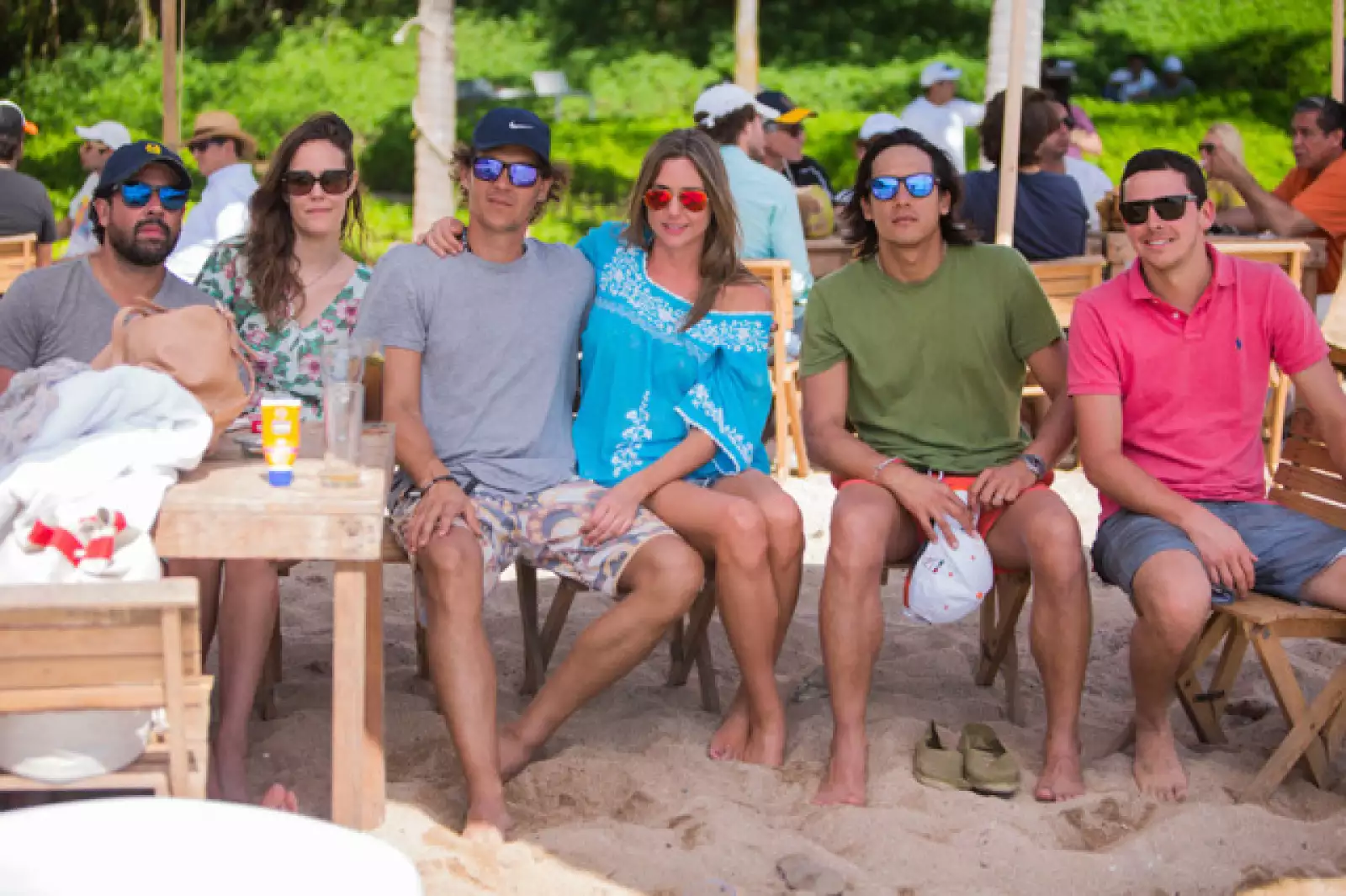 Diego Aguilar, Isabel Gómez, Federico Uribe, Antonia Cabal, Guillermo Lee y Santiago Holsch