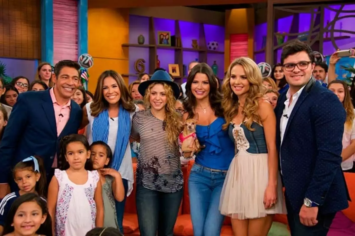 Previamente, Shakira estuvo como invitada en el programa Despierta América.