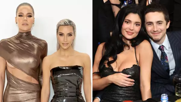 Khloe-Kim-Kardashian-cena-con-Kylie-Jenner-Timothee-Chalamet