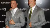 El actor estadounidense se presentó en la premier de la película ‘Los indestructibles 2', la cual protagoniza.