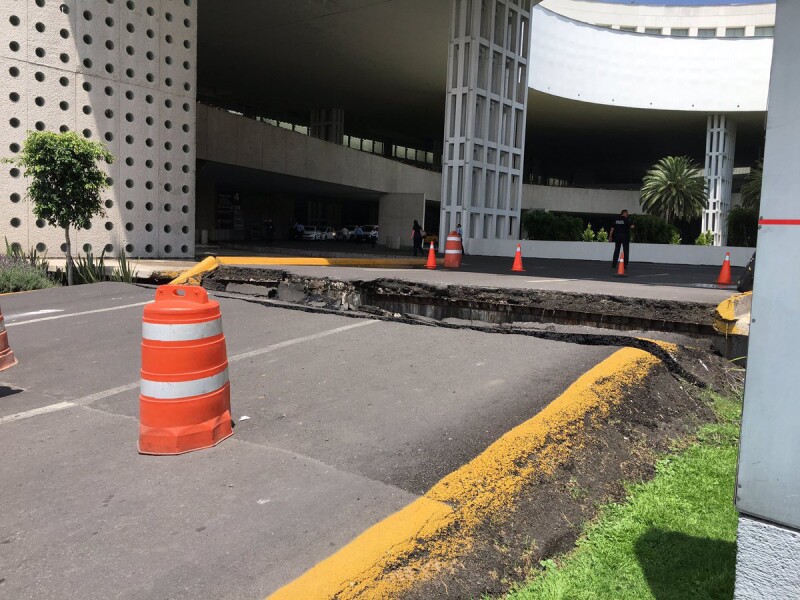 Terremoto, aeropuerto