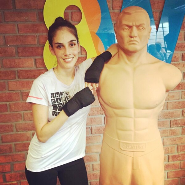 Uno de los workouts favoritos de Sandra es 8W, con el que mantiene su figura.