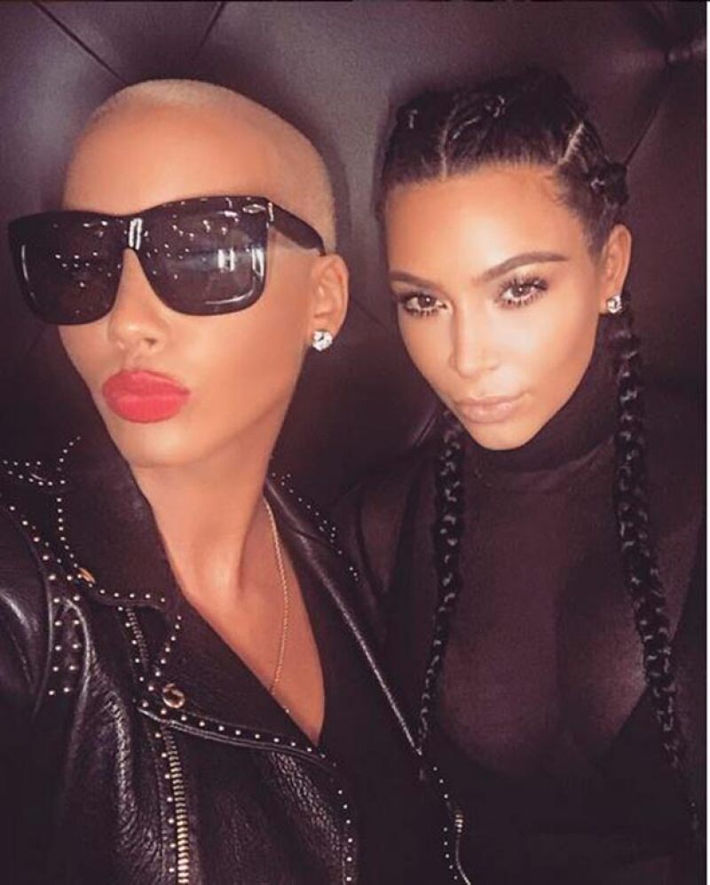 La Historia Detras De La Foto Kim Se Reune Con Amber Rose Ex De
