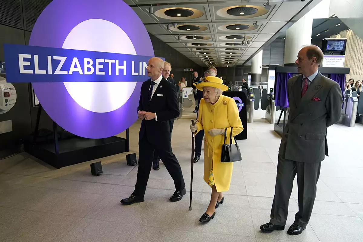 Queen Elizabeth II Marks Completion Of The Elizabeth Line