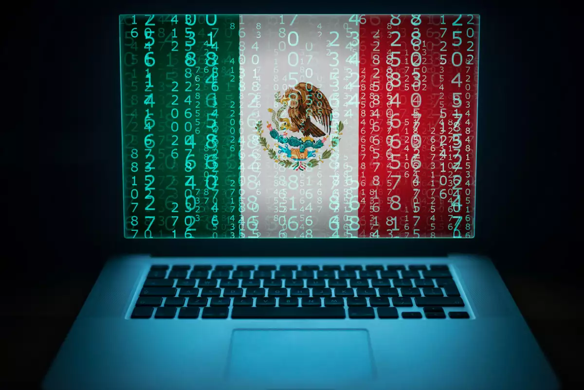 (Imagen temática de ciberataques en México)