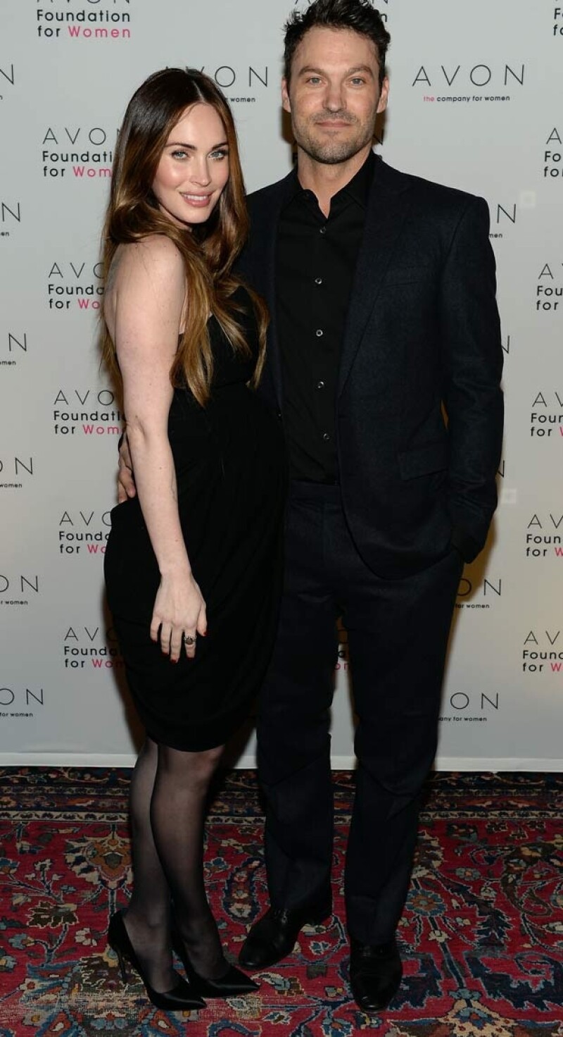 Megan acudió acompañada de su esposo Brian Austin Green.
