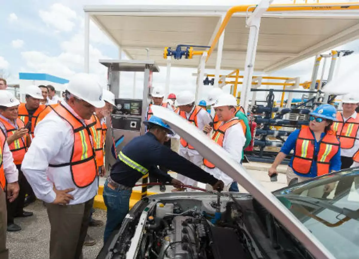 planta de gas natural comprimido de Yucat�n