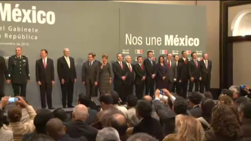 presentacion gabinete Peña Nieto