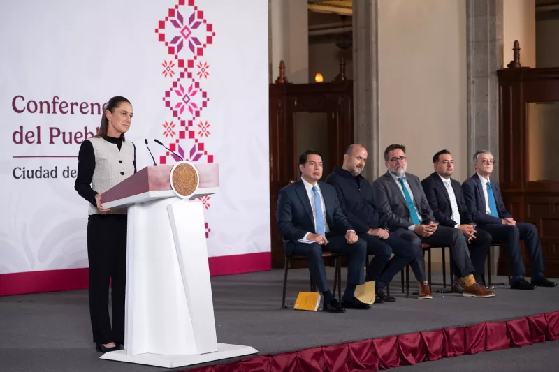 La presidenta Claudia Sheinbaum confirma reunión con la Sección 22 de la CNTE