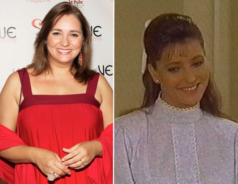 Gaby Rivero no ha dejado la actuación y así la veíamos como la maestra Jimena en `Carrusel´.