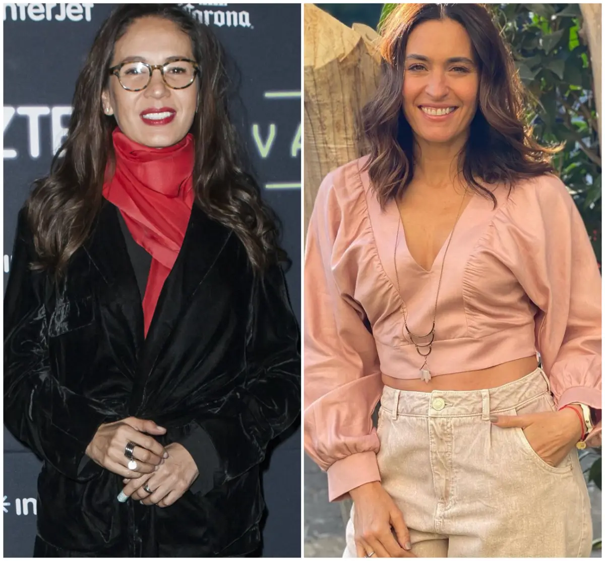 Yolanda Andrade y Luz María Zetina.