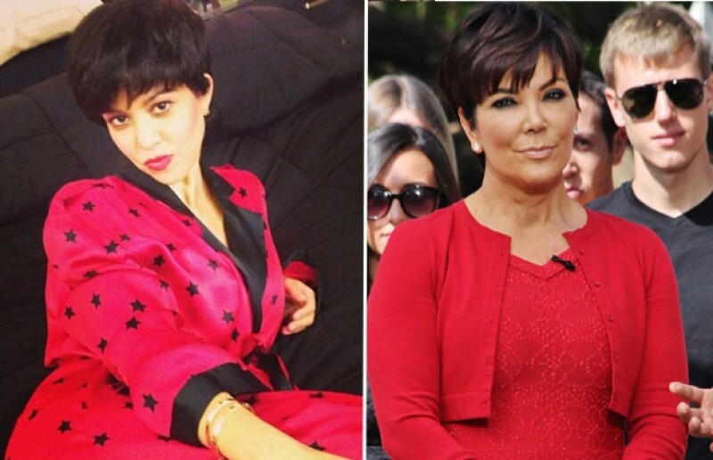 Kourtney parodió a su mamá con este divertido cambió de look.
