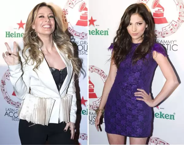 Las cantantes Fey y Paty Cantú fueron otras de las guapas que vimos en el evento.