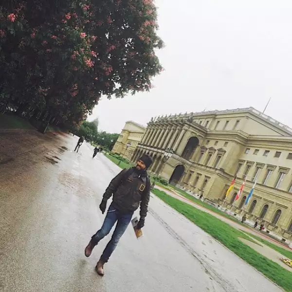 Ron aprovechó al máximo su estancia en Alemania.