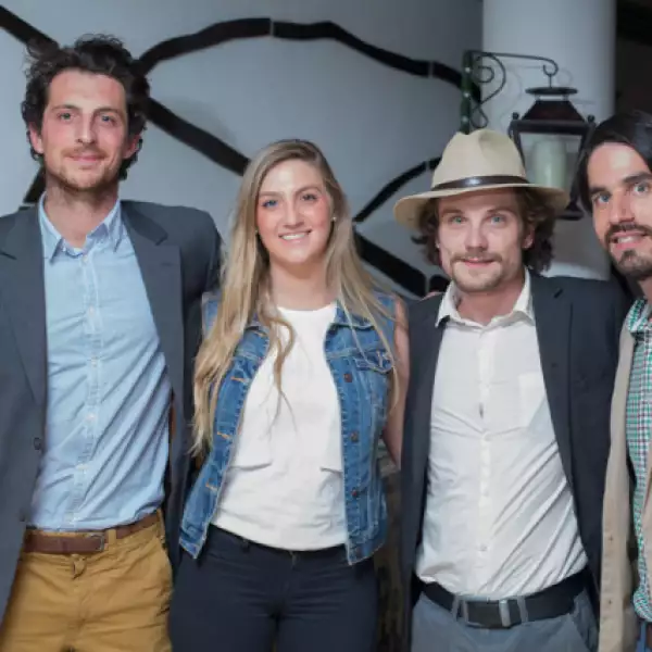 Tod Denager, Daniela Saltiel, Carl Duverger y Dan Rielak