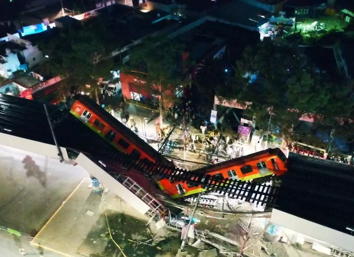 Accidente metro línea 12